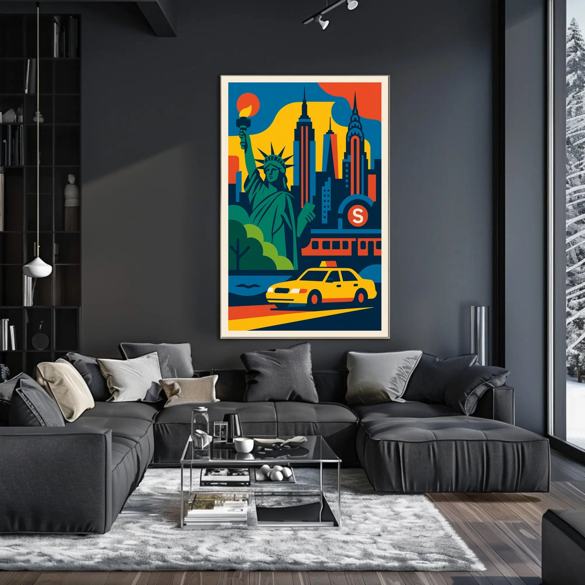 Vibrant New York City Poster
