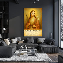 Saint Maria Goretti Poster PosterGoat