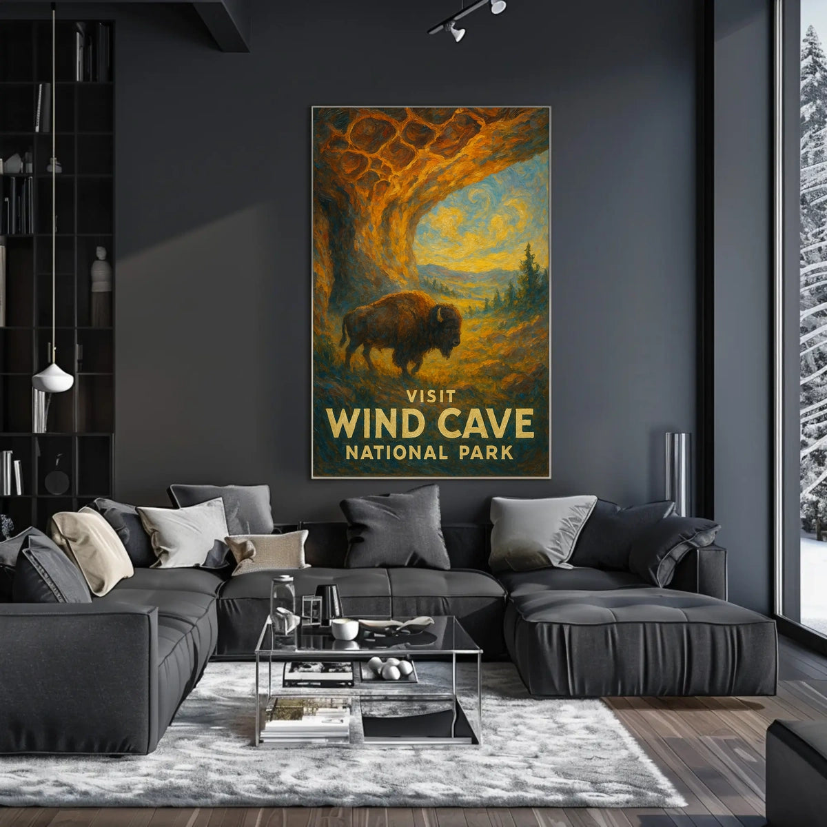 Visit Wind Cave National Park Poster