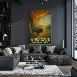 Visit Wind Cave National Park Poster