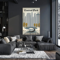 Central Park Harmony: Urban Nature Art Poster