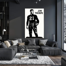 Jim Thorpe Legendary Athlete Poster