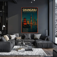 Shanghai Where Tradition Meets Tomorrow Poster