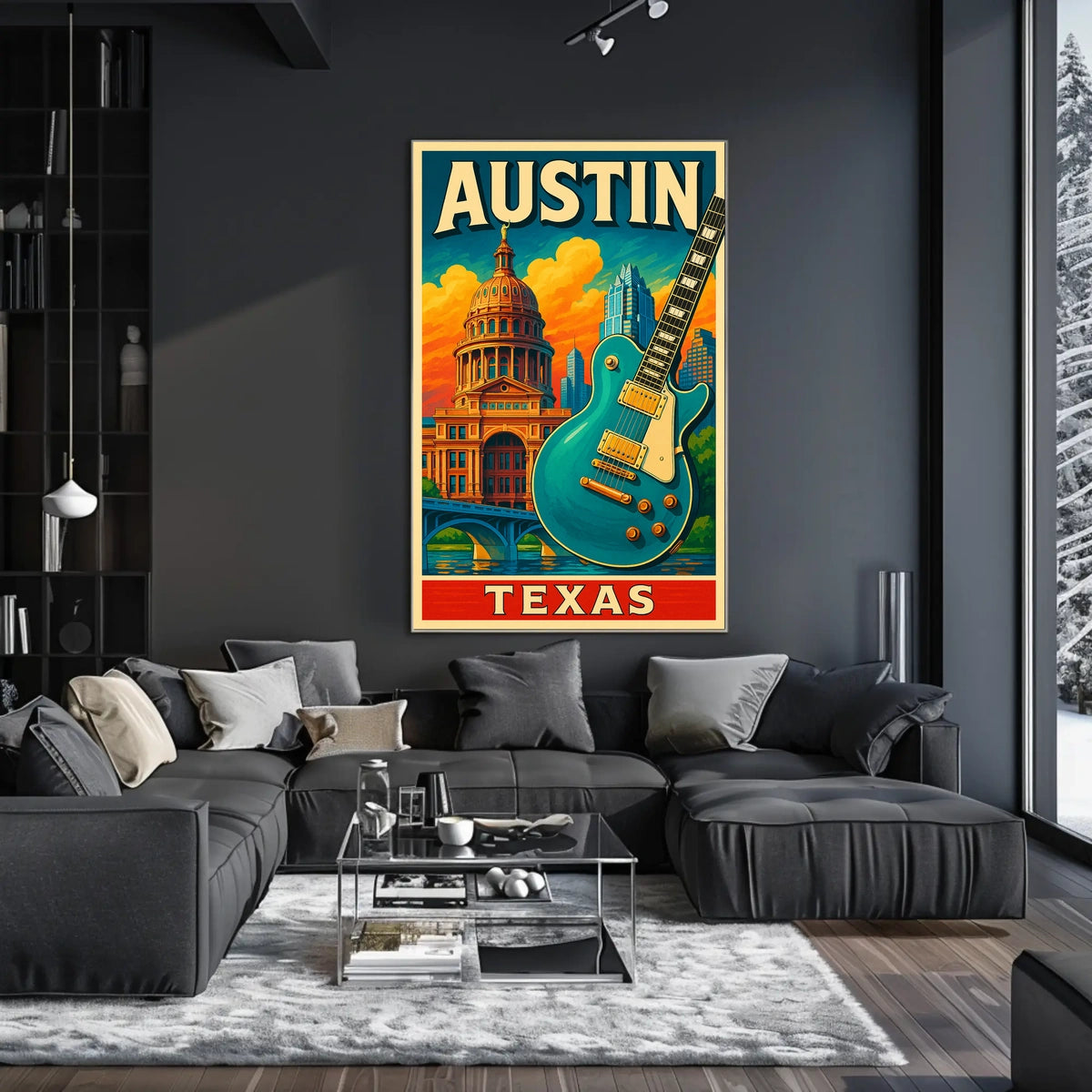 Austin, Texas Vibrant Culture And Poster