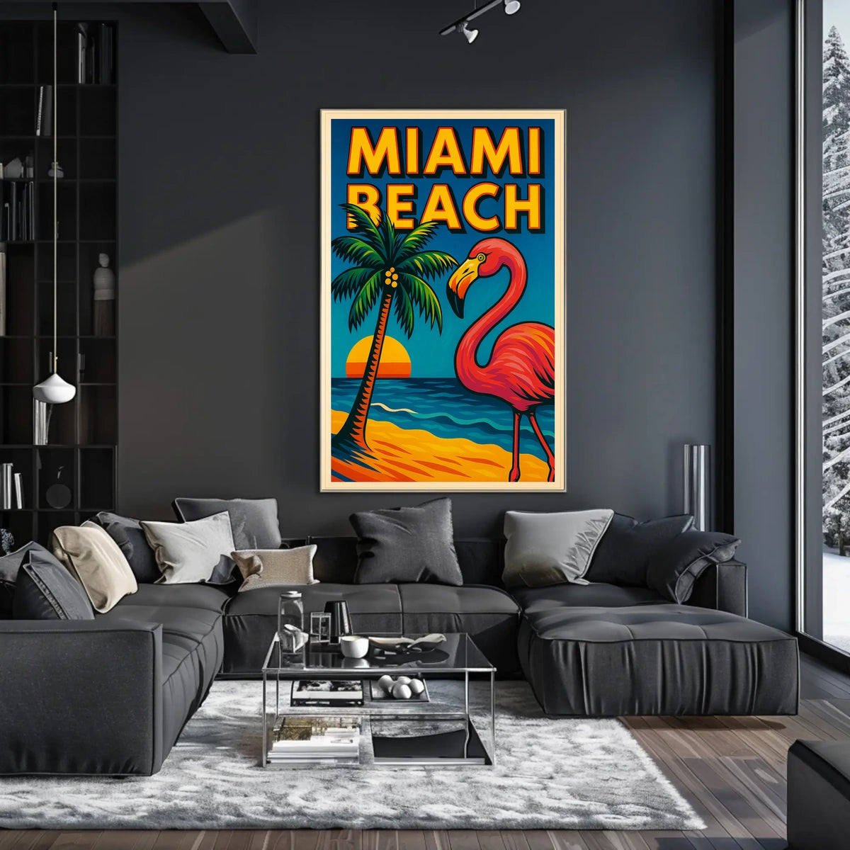 Miami Beach Vibes Poster