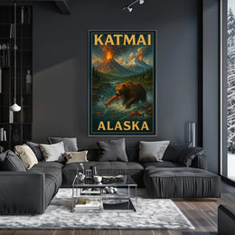 Katmai, Alaska Poster