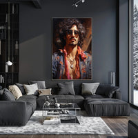 Retro Vibes A Modern Portrait Retro Poster PosterGoat