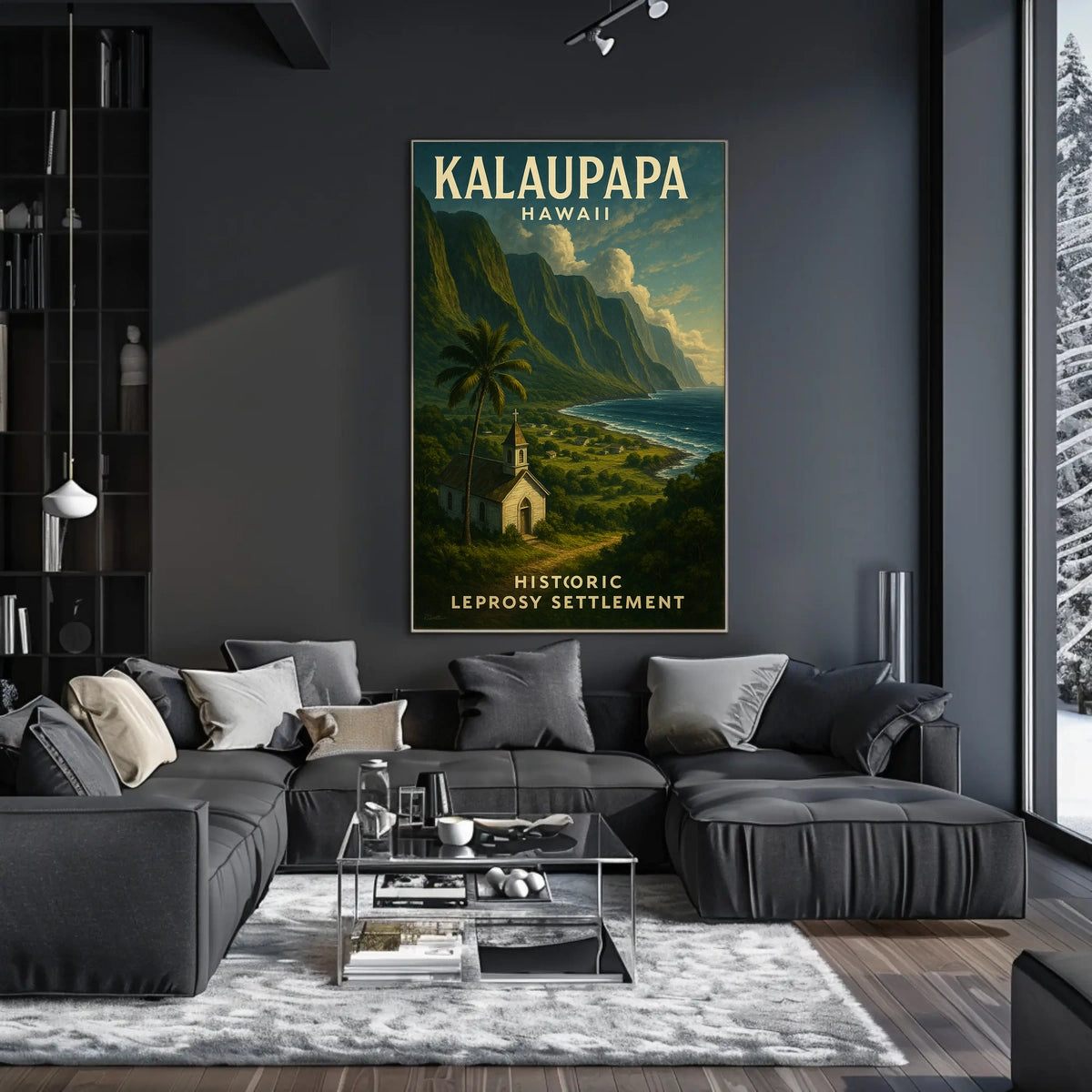 Kalaupapa Historic Leprosy Settlement Poster