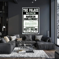 Hardeen Challenge Palace Theatre Bath Historical Poster