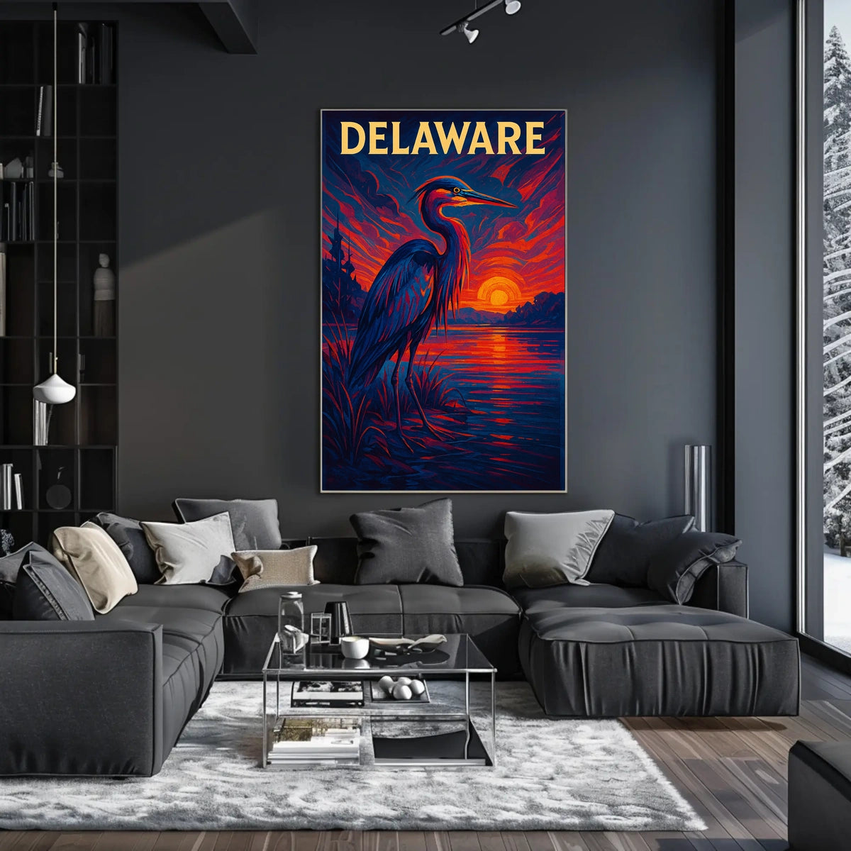 Delaware Sunset Poster