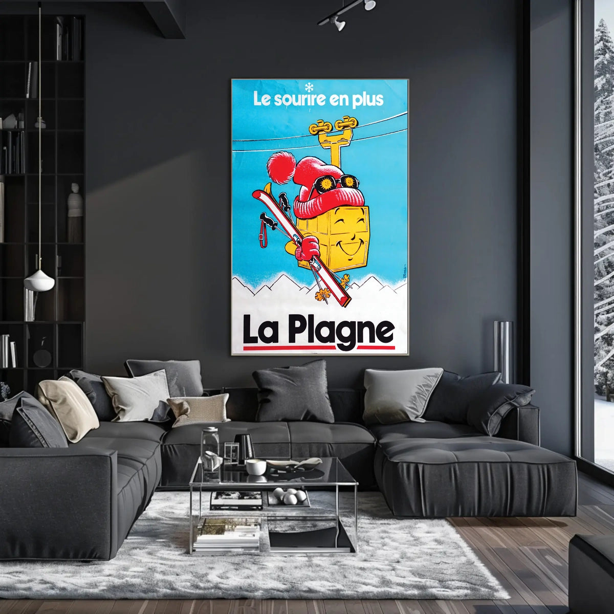La Plagne Le Sourire En Plus Poster