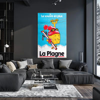 La Plagne Le Sourire En Plus Poster