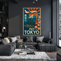 Tokyo Vintage Travel Advertisement Poster