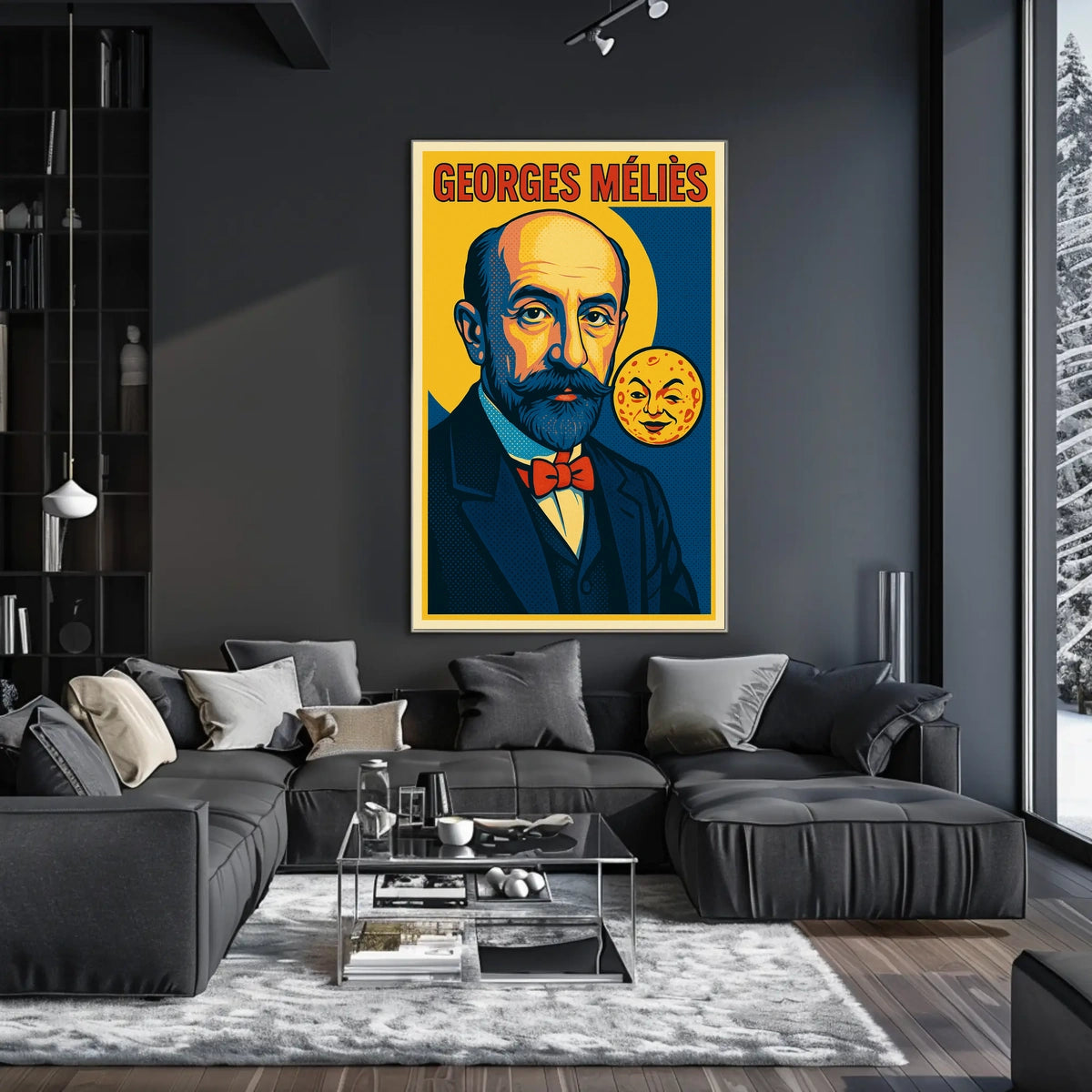 Georges Méliès Cinematic Pioneer Poster