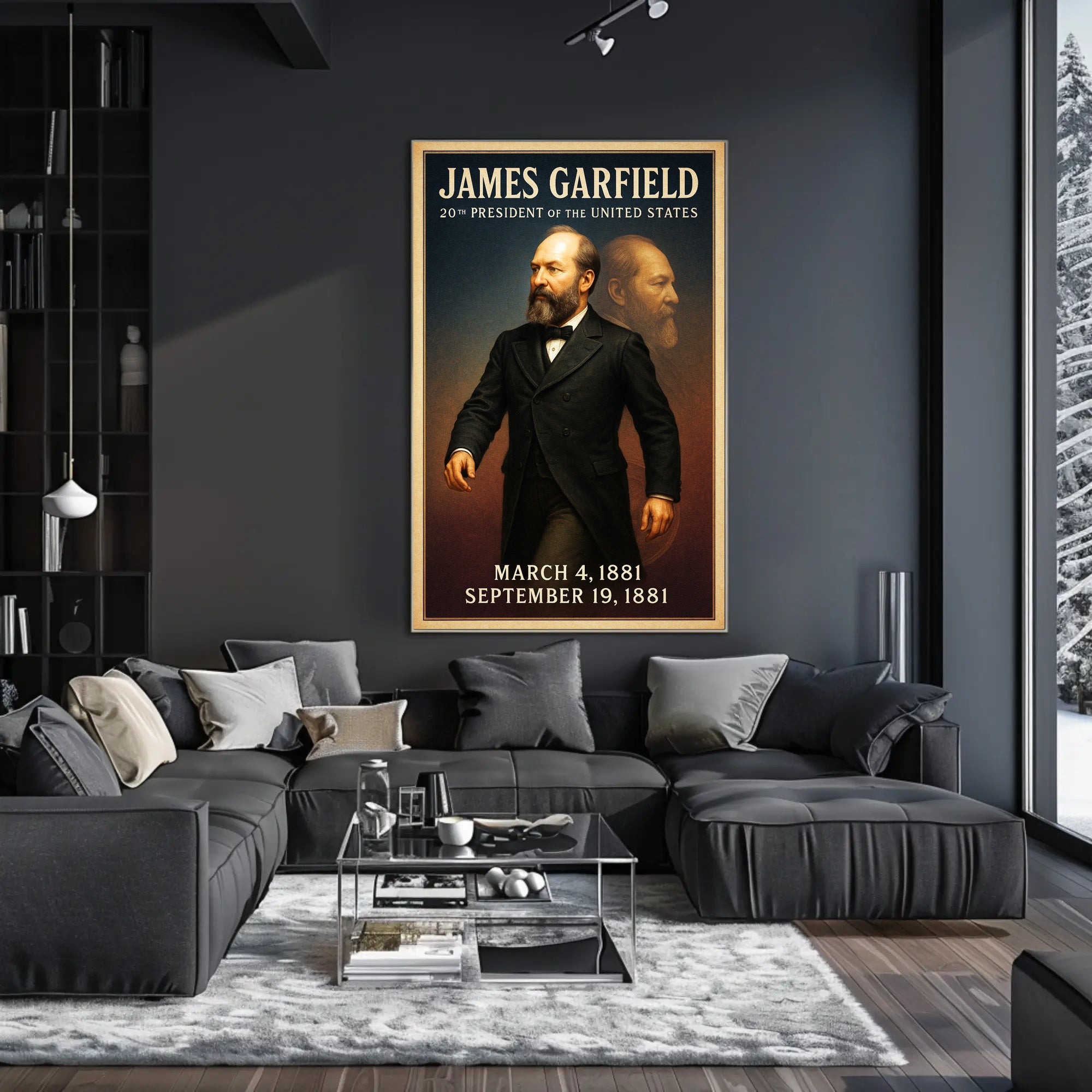 James Garfield 20th President Poster PosterGoat