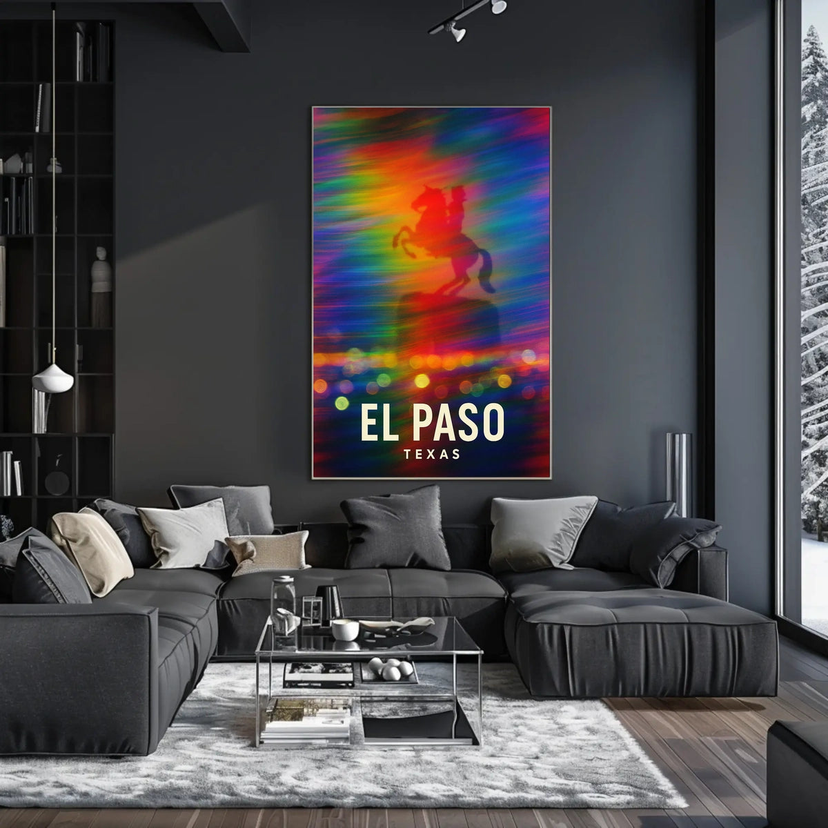 El Paso Texas Scenic Travel Photography Poster