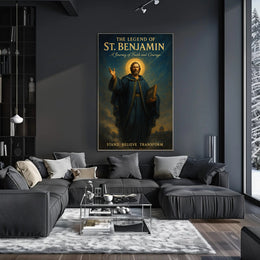 The Legend of St. Benjamin Poster PosterGoat