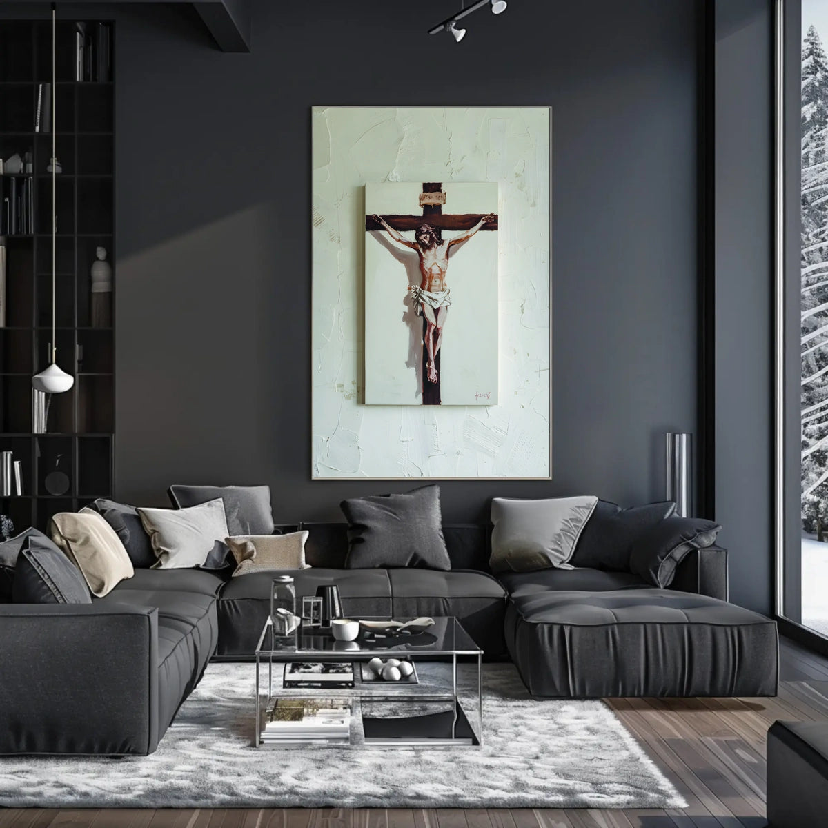 Crucifixion Art Poster