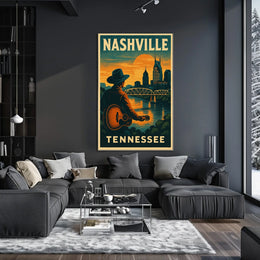 Nashville Skyline Poster