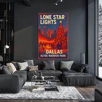 Lone Star Lights At Klyde Warren Park Poster