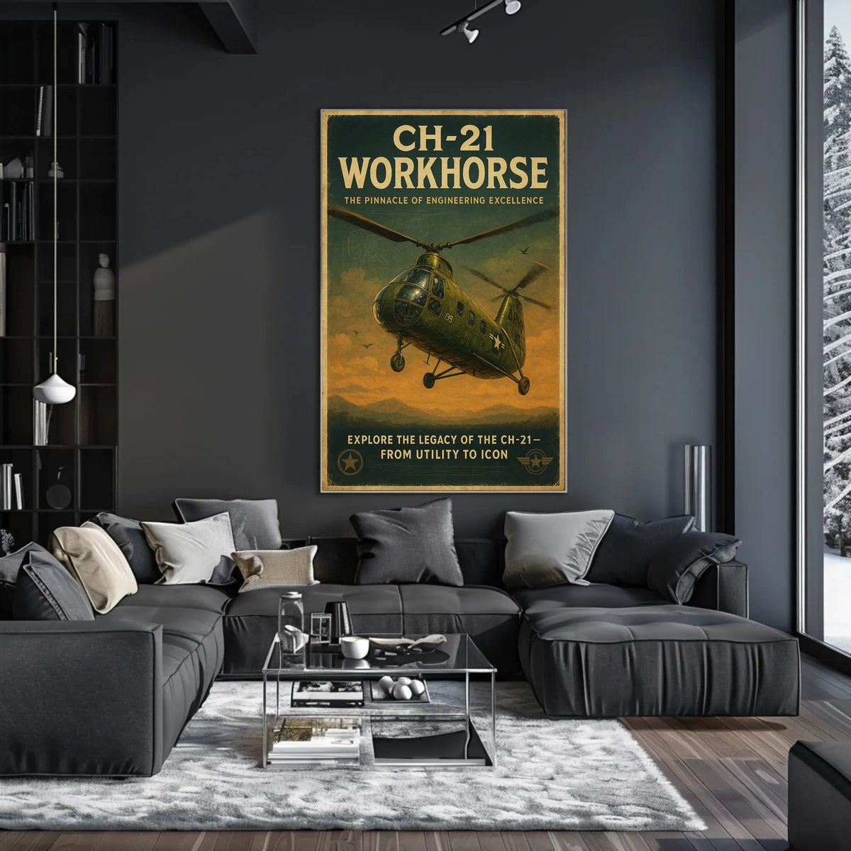 CH-21 Workhorse From Utility to Icon Poster