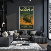 CH-21 Workhorse From Utility to Icon Poster