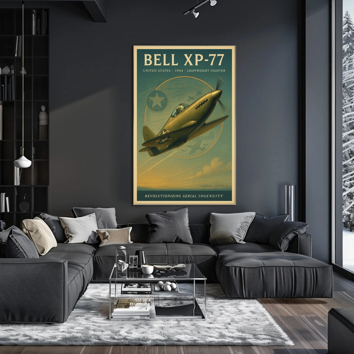 Bell XP-77 Lightweight Fighter Poster