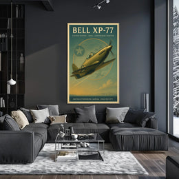 Bell XP-77 Lightweight Fighter Poster
