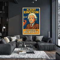 Albert Einstein The Theory Of Poster