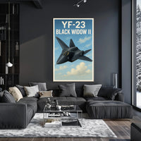 YF-23 Black Widow II Poster PosterGoat