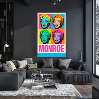 Pop Art Icon Monroe Poster PosterGoat