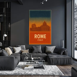 Rome Travel Poster