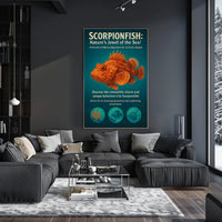 Scorpionfish Natures Jewel of the Sea Poster