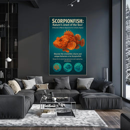 Scorpionfish Natures Jewel of the Sea Poster