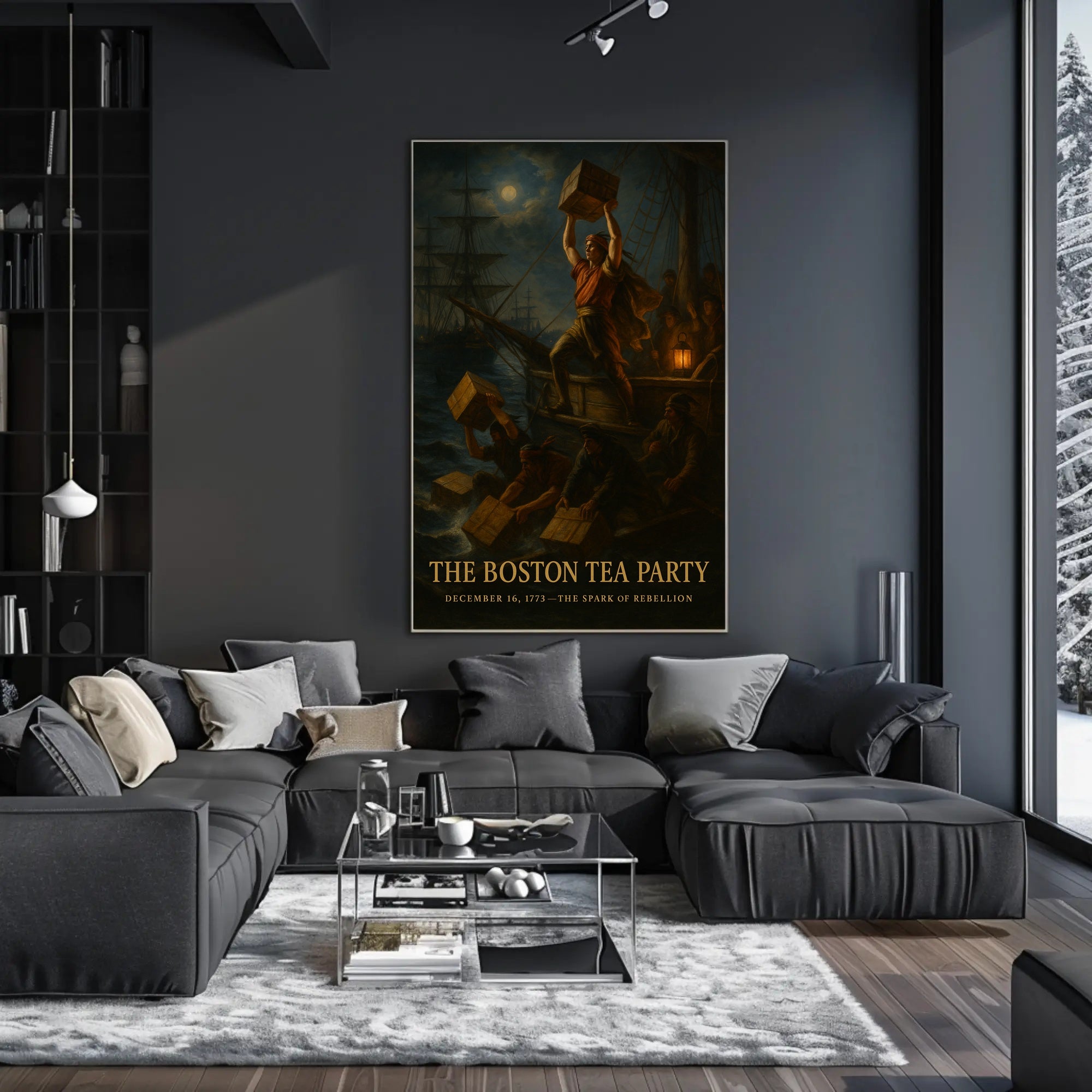 The Boston Tea Party The Spark of Rebellion Poster PosterGoat