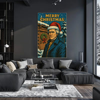 Merry Christmas Portrait Poster