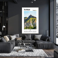 Kurdistan Mountain Landscape Cultural or Heritage Poster PosterGoat