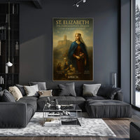St. Elizabeth Compassionate Healer Poster
