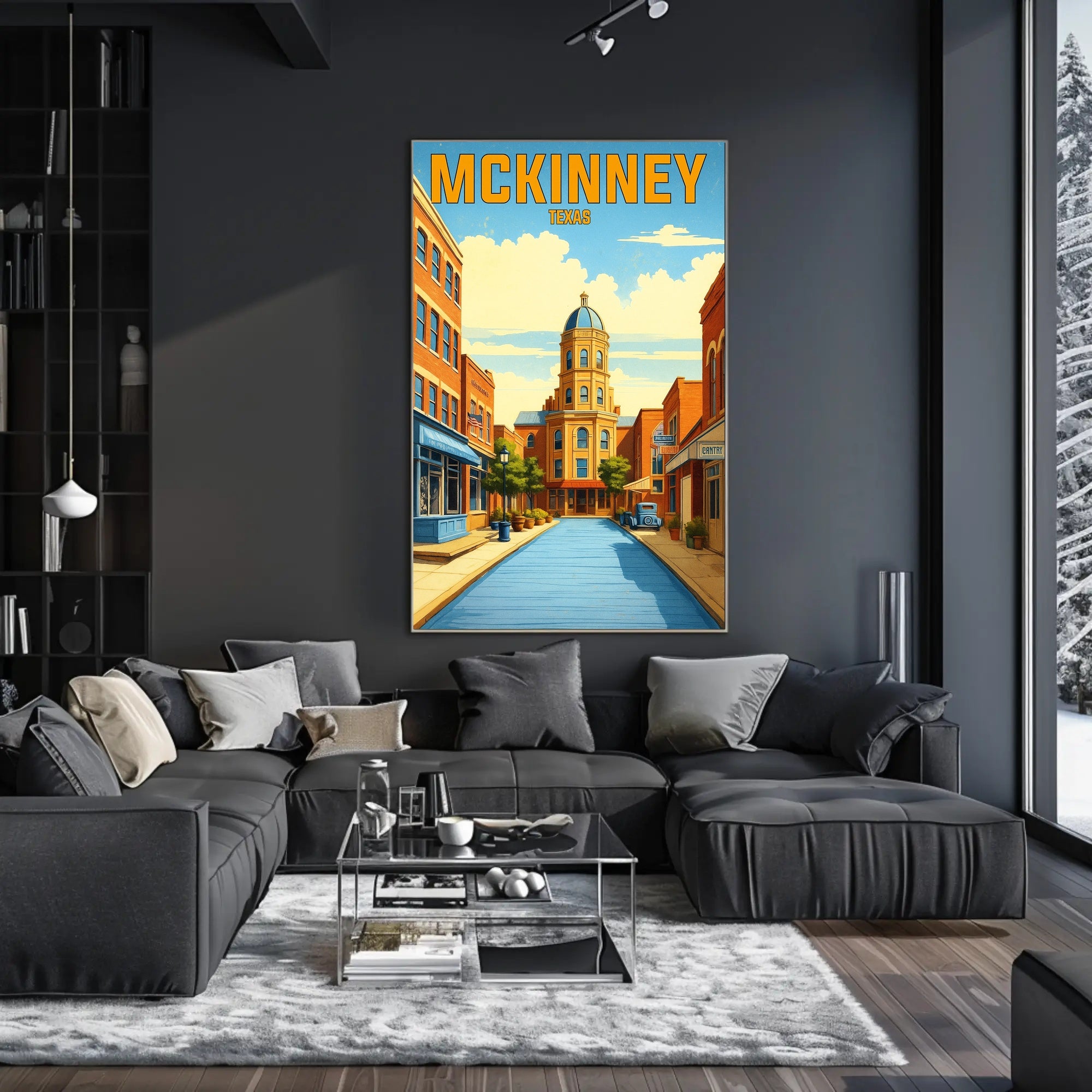 McKinney, Texas Poster PosterGoat