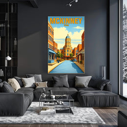 McKinney, Texas Poster PosterGoat