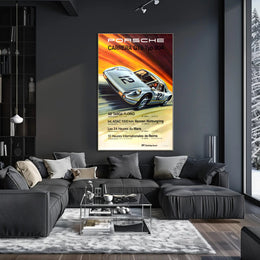 Porsche Carrera GTS Typ 904 Racing Achievements Poster