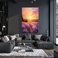 Lavender Sunset Poster