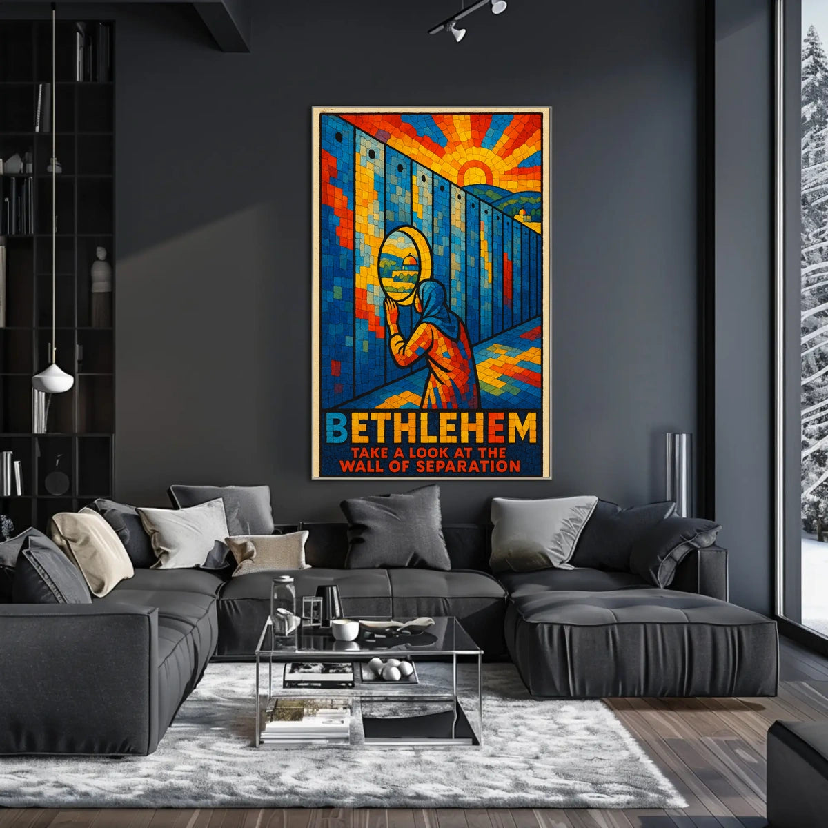 Bethlehem Wall Of Separation Poster