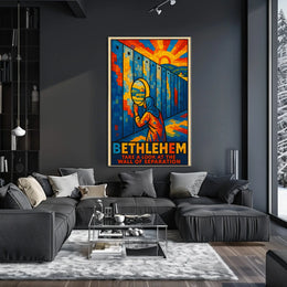 Bethlehem Wall Of Separation Poster