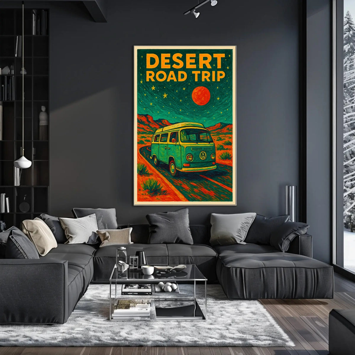 Desert Road Trip Poster