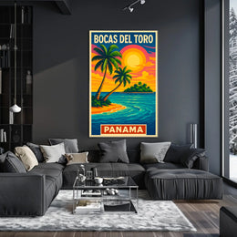Bocas Del Toro Tropical Paradise Poster