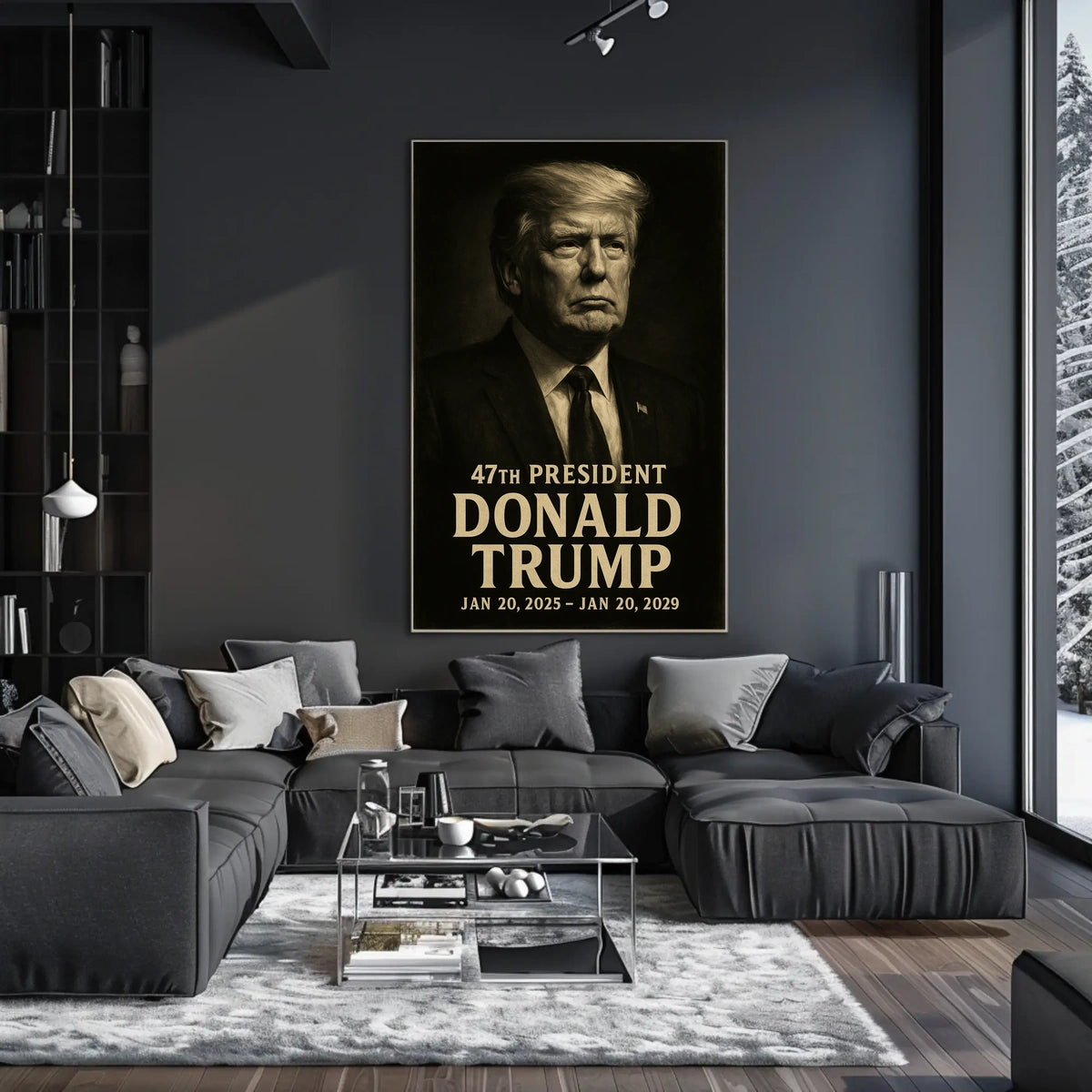Donald Trump 47th President Poster