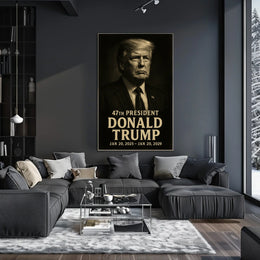 Donald Trump 47th President Poster