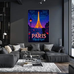 Paris City of Light Poster