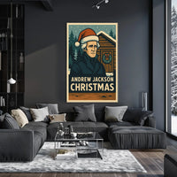 Andrew Jackson Christmas Poster